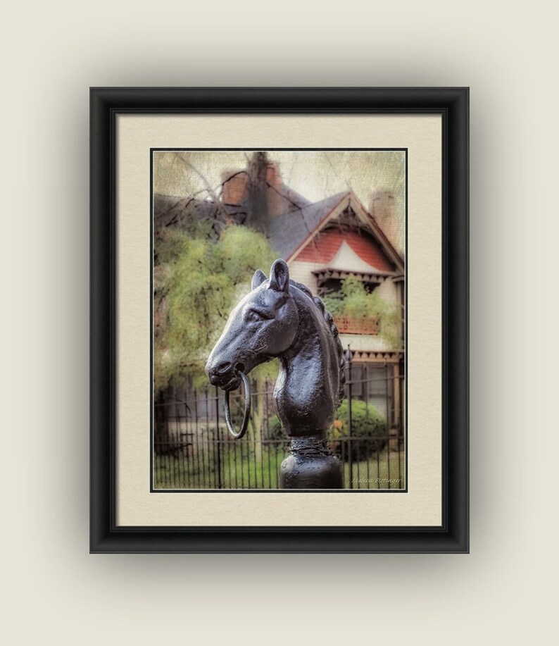 Horse Hitching Post Nostalgia Victorian Era Architecture - Etsy