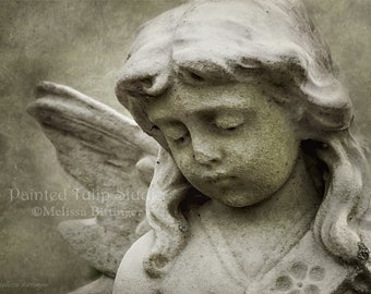 Cemetery Angel Child Charleston SC Fine Art Photography Giclee Print or Canvas