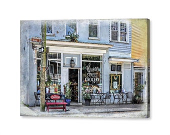 Queen Street Grocery Charleston S.C. Architecture Fine Art Photography Giclee Print or Canvas