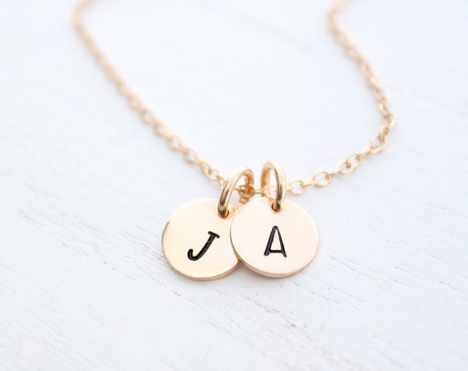 Initial Necklace in Gold, Custom Initial, Personalized Jewelry, Monogram necklace,  Letter necklace Gold, initial charm