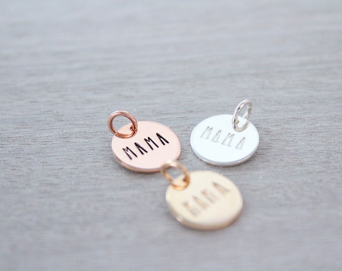 Letter Charms for Necklaces, Sterling Silver Letter Charms