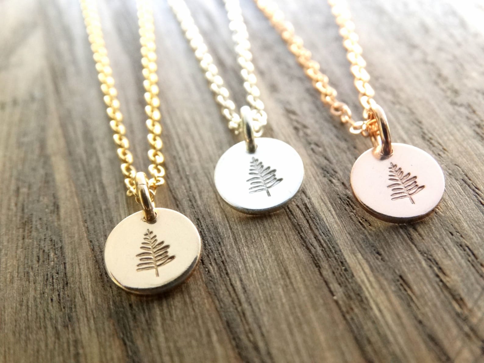 Silver Tree Necklace Evergreen Tree Necklace Tree Pendant Etsy