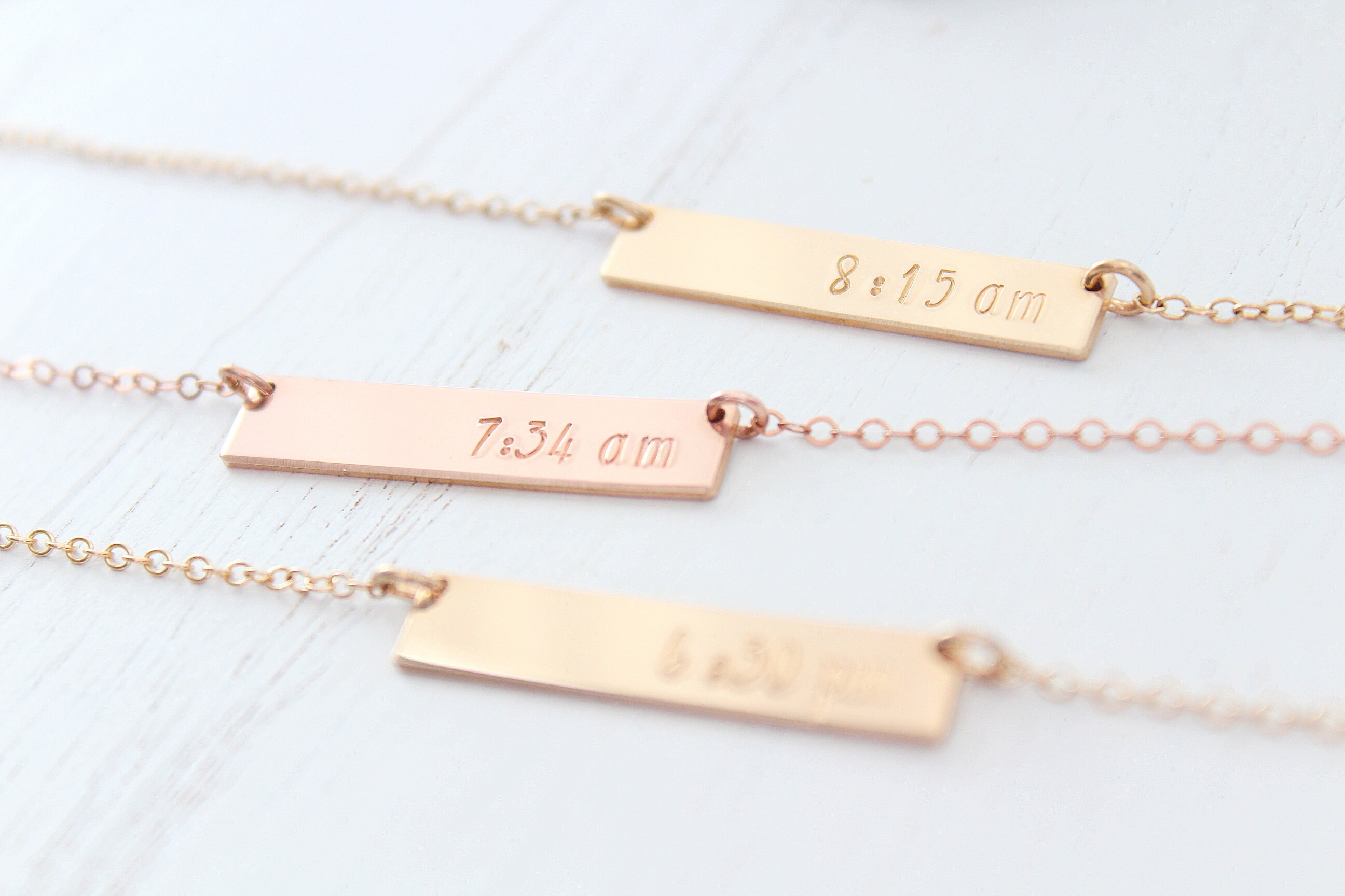 mothers day bar necklace