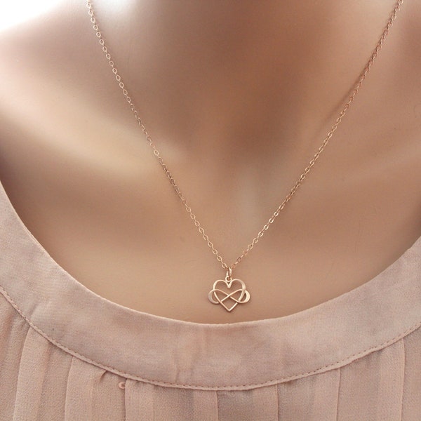 Infinity Necklace Mothers Necklace Mother daughter Necklace image 3