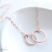see more listings in the Necklaces • Rose gold section