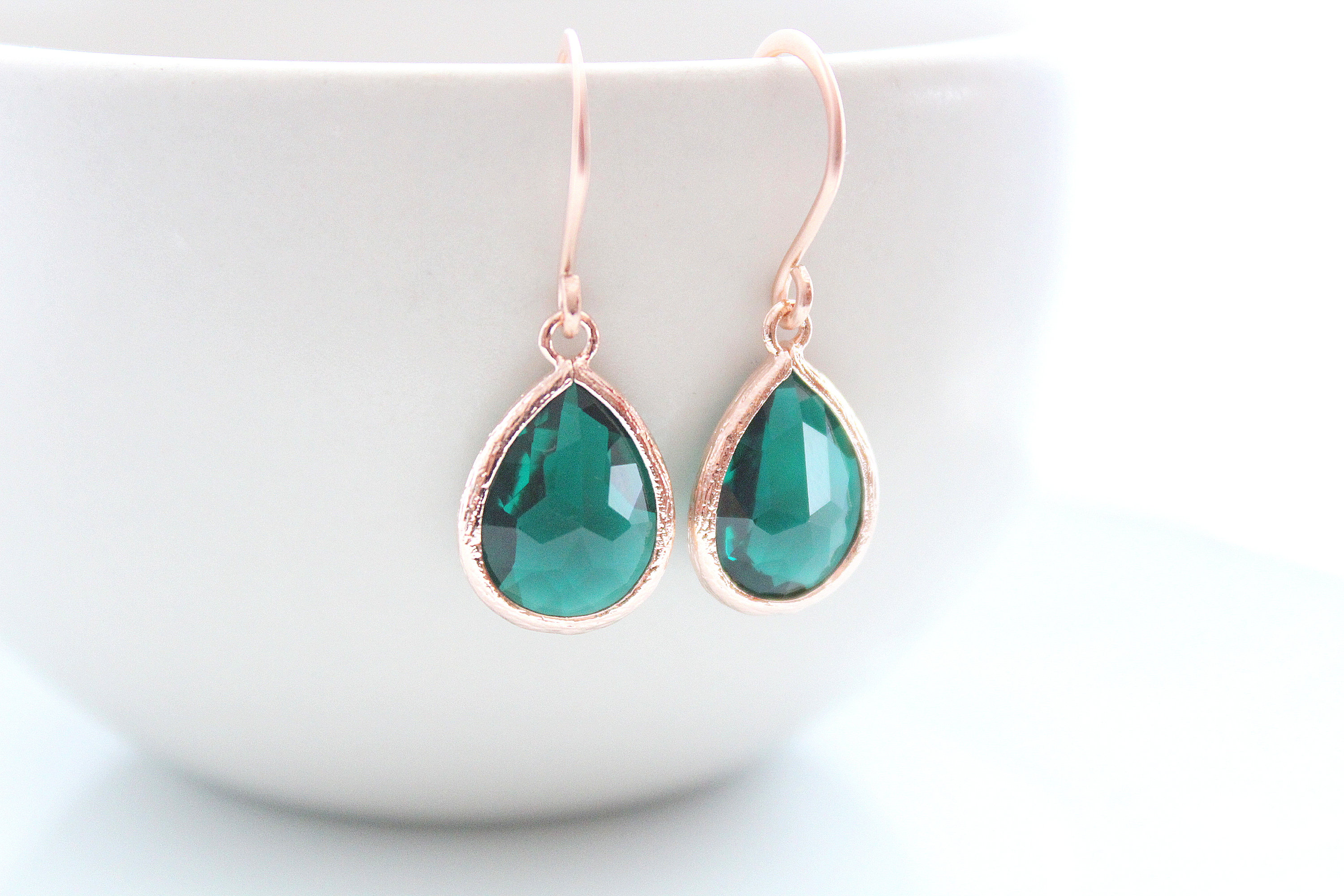 Emerald wedding jewelry emerald wedding earrings may birthstone earrings emerald wedding rose gold emerald earrings birthstone earrings