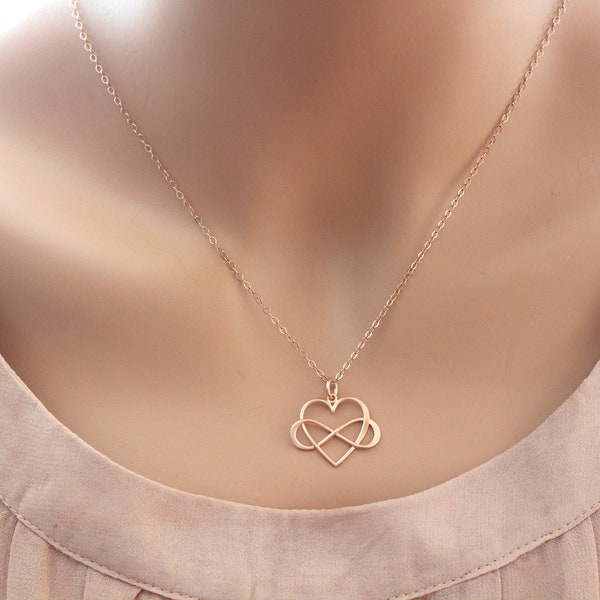 Infinity Necklace Mothers Necklace Mother daughter Necklace image 2