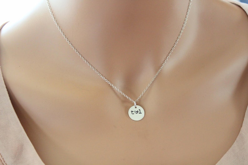 Soulmate initial necklace, Couples Initial Necklace for girlfriend wife, Personalized Anniversary Gift, Custom Birthday Gift, Christmas image 5