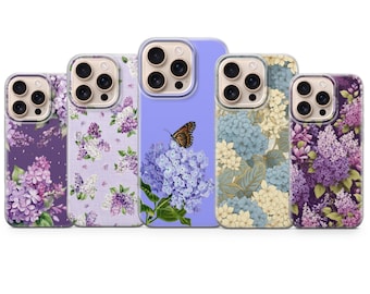 Lilacs Phone Case für iPhone 17 Pro Max, 16e, 15, 14, 13, 11 & Samsung S26 Ultra, S25 FE, A57, A56, Pixel 10, 9A