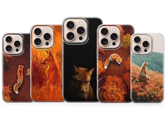 Fuchs Handyhülle Fox Cover für iPhone 17 Pro Max, 16e, 15, 14, 13 & Samsung S26 Ultra, S25 FE, A57, A56, Pixel 10, 9A