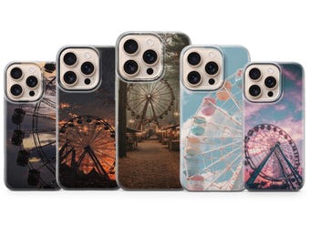 Riesenrad Handyhülle Carousels Cover für iPhone 17 Pro Max, 16e, 15, 14, 13 & Samsung S26 Ultra, S25 FE, A57, A56, Pixel 10, 9A