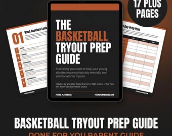 Basketball Tryout Prep Guide für Eltern | Jugend Basketball 14-Tage Trainingsplan | Sport Elternressource