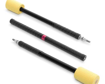 Contact Fire Staff - Kevlar Fire Staff - Collapsible Design - T6 Aluminum Tubing - Optimal Weight Distribution - SuperGrip Handle