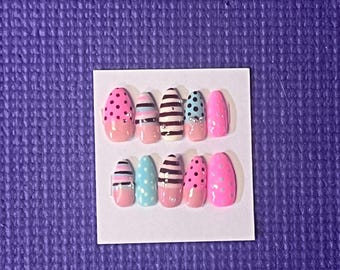 Maat: grote polkadot en streep: Y2K