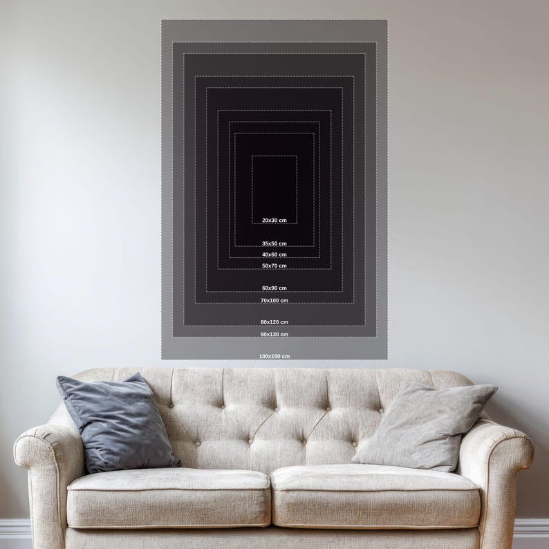 Surreal Fantasy Pathway Canvas, Abstract Face Art, Mystical Landscape Wall Decor image 7