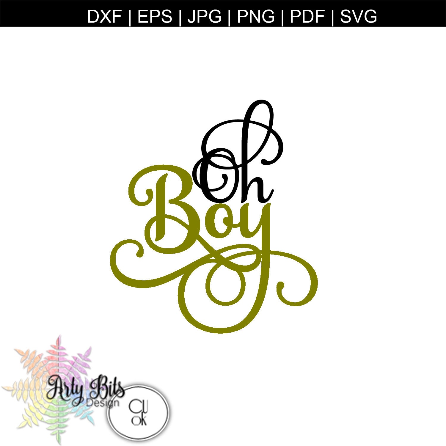 Download Oh Boy Svg Files Cricut File Silhouette File Dxf File Eps Etsy