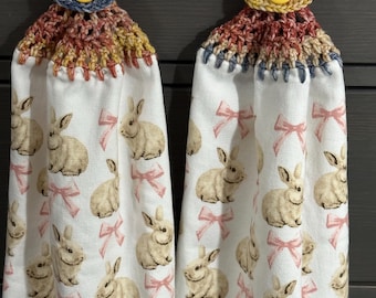 A Bunny Design Hanging Kitchen Towel for all Seasons