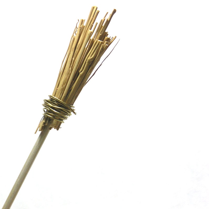 Halloween table. Witch broom  Halloween party foods. image 1