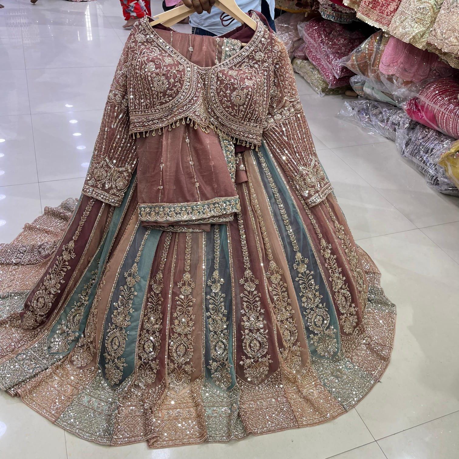 Indian Bridal Wedding Dresses Pink Color - Etsy