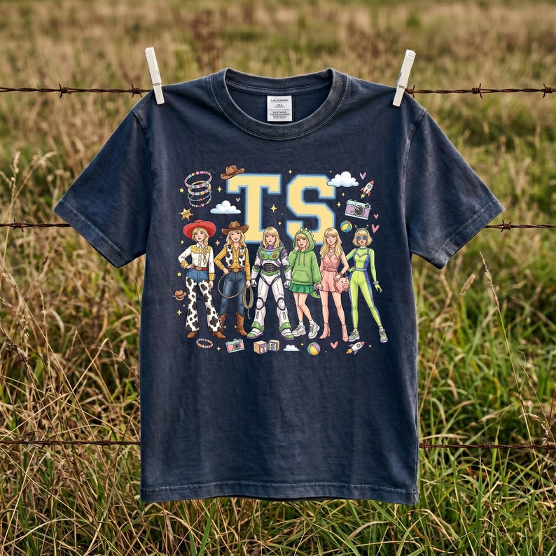 Toy Story TS Ich wusste es, ich kannte Sie Doodle Png, Yee Haw Kids Design, Western Cowgirl Digitaler Download, Geburtstags-Ära-Grafik, TS Armband Png Bild 1