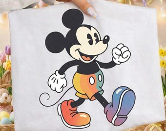 LGBT Mickey Design, Mickey Digital Download, Pride Month 2026, LGBTQ Rainbow Balloons