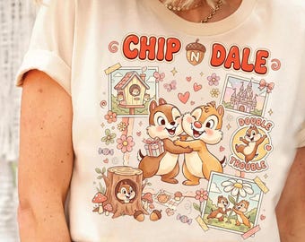 Chip and Dale Png, Double Trouble Png, Couple Matching Shirt Png, Chip and Dale Tshirt, Best Friend Png, Best Friend Gift