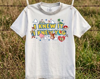 Taylor Swift Toy Story PNG Woody Buzz I Knew You Cardigan Sublimation Eras Tour Swiftie Concert Shirt Retro Design File