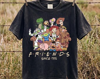Toy Story Friends 1995 Retro Design Digital Download, Adventure Friends Design, Group Cartoon Theme, Memory Gift Graphic