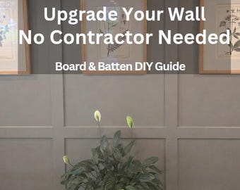Doe-het-zelfgids Modern bord en wandlat | Stapsgewijze zelfstudie | Gemakkelijke accentmuur | Geen aannemer nodig | Budgetvriendelijke woningupgrade