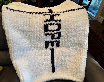 Faith Blanket | Christian Gift | Handmade Heirloom Blanket | Inspirational Throw | Prayer Blanket | Religious Gift