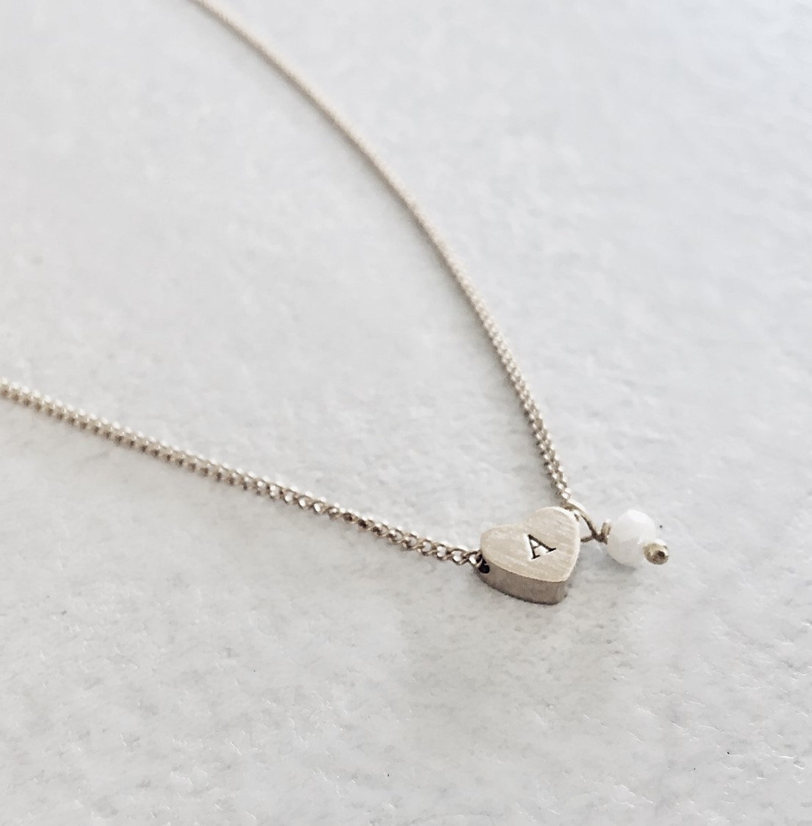 Initial E Necklace Letter E Necklace E Initial Necklace E Etsy