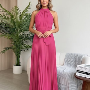 fuschia bridesmaid dress uk Brown Draped Hourglass Mini Dress