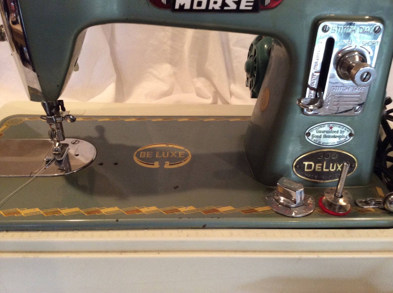 Vintage Morse 300 Deluxe Sewing Machine Etsy
