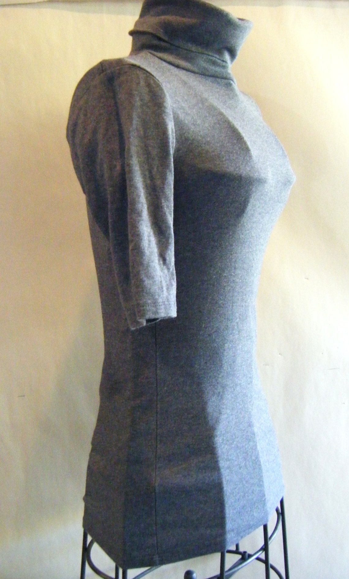 Vintage Grey Lightweight Knit Turtleneck Pull Over Ladies Top - Etsy