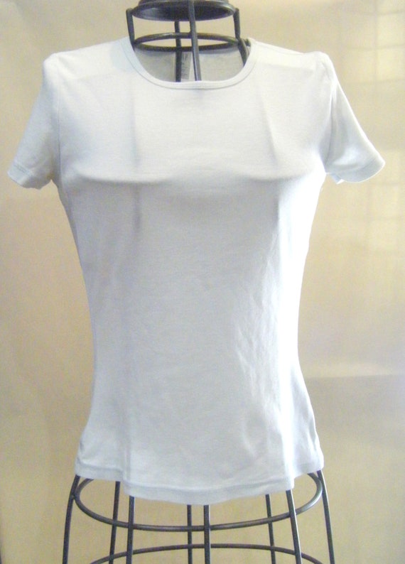 Vintage Gap Light Blue Tee Shirt Ladies Size Extr… - image 2