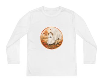 Halloween Horse Lover Shirt for Kids | Ghost Pony Shirt
