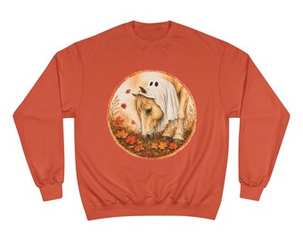 Ghost Horse Sweatshirt | Cute Halloween Horse Crewneck | Cozy Fall Western Sweatshirt  Option 2