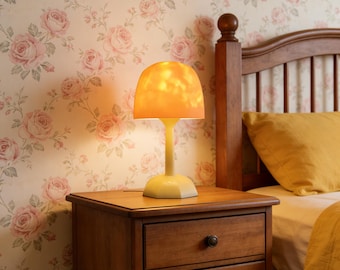 Firefly Table Lamp, Water Ripple Ambient Light, Romantic Bedroom Night Lamp,, Handmade Mood Lamp, Aesthetic Room Decor, Gift for Her