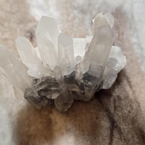 Milky Quartz Cluster • Natural Opaque Crystal Points | Bulgaria