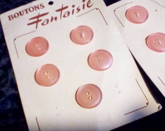 Original Fantaisie pretty pink buttons shipping included