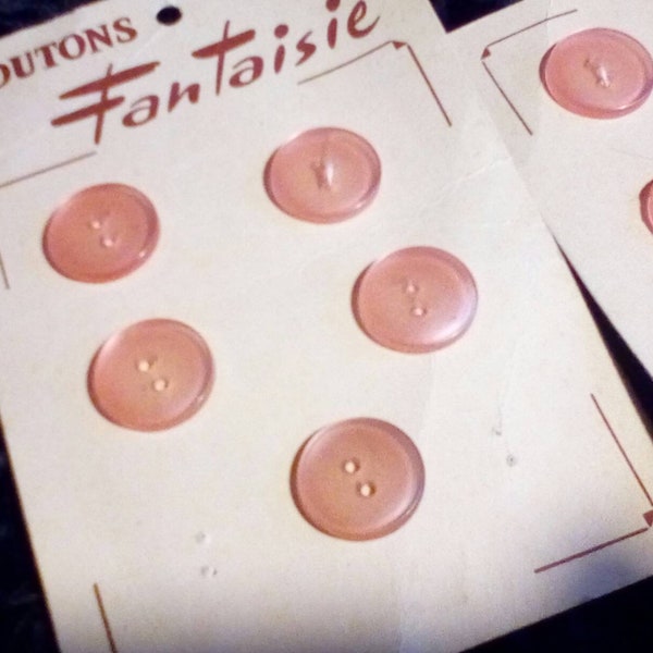 Original Fantaisie pretty pink buttons shipping included