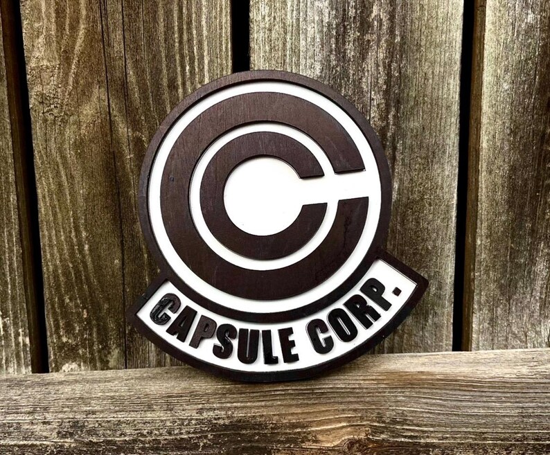 Capsule Corp Logo Wall Sign. 11.75” - Etsy