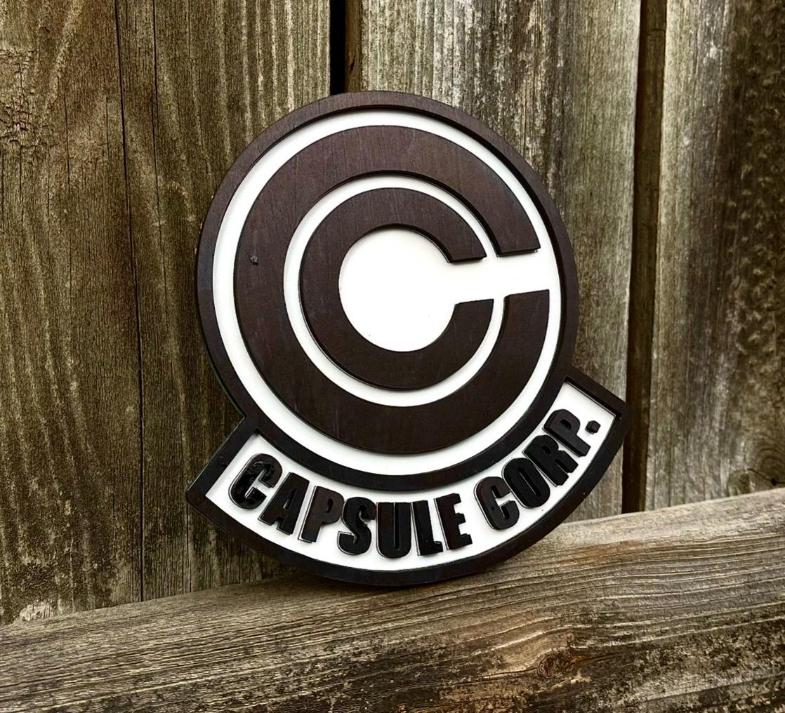 Capsule Corp Logo Wall Sign. 11.75” - Etsy
