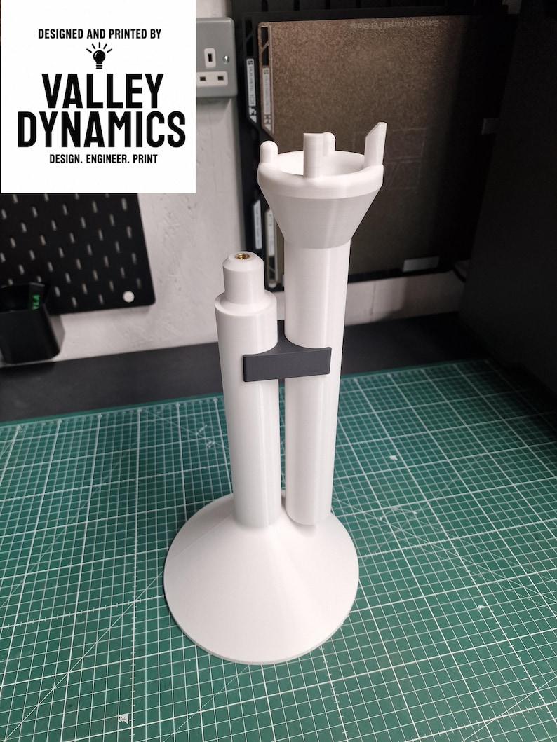 A custom designed elevated rugby tee for wheelchair rugby. We made this using metal inset components for strength and also made a clip to hold it in place when not in use.