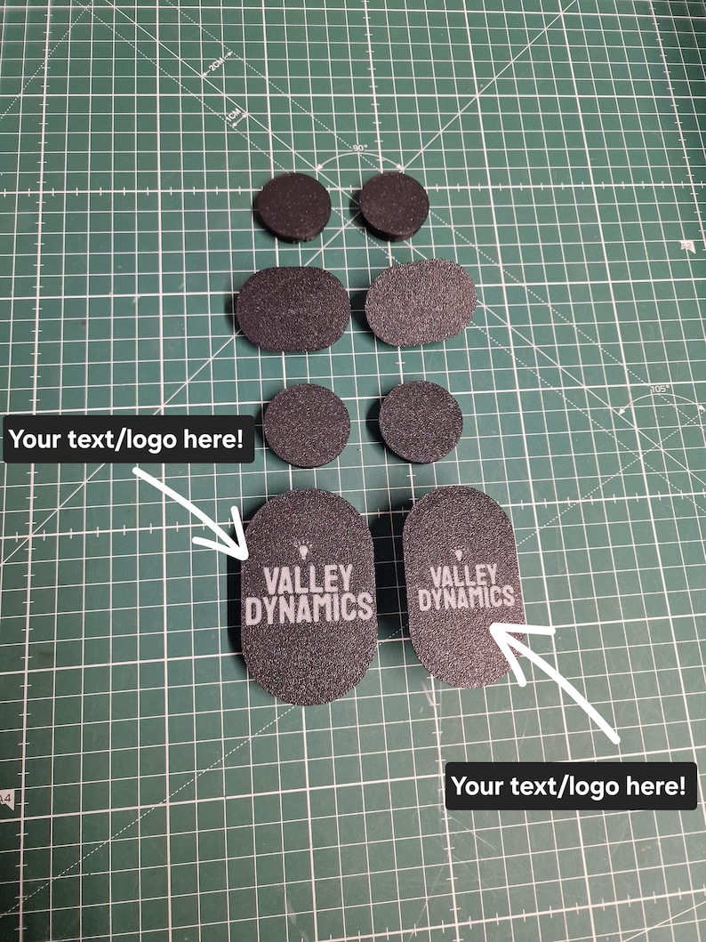 We can incorporate any custom text into our 3d prints as shown here.