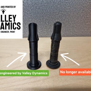 We reverse engineered a hinge pin that is no longer available. We made sure that the material was suitable for the application (constant movement and exposed to sunlight and heat)