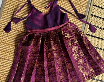 kids’ pavadai sattai (traditional South Indian dress)