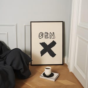 Op de afbeelding: Een witte keramische mok met een zwart handvat en de tekst "But First, Coffee" in een zwarte, handgeschreven lettertype. De mok staat op een wit oppervlak.