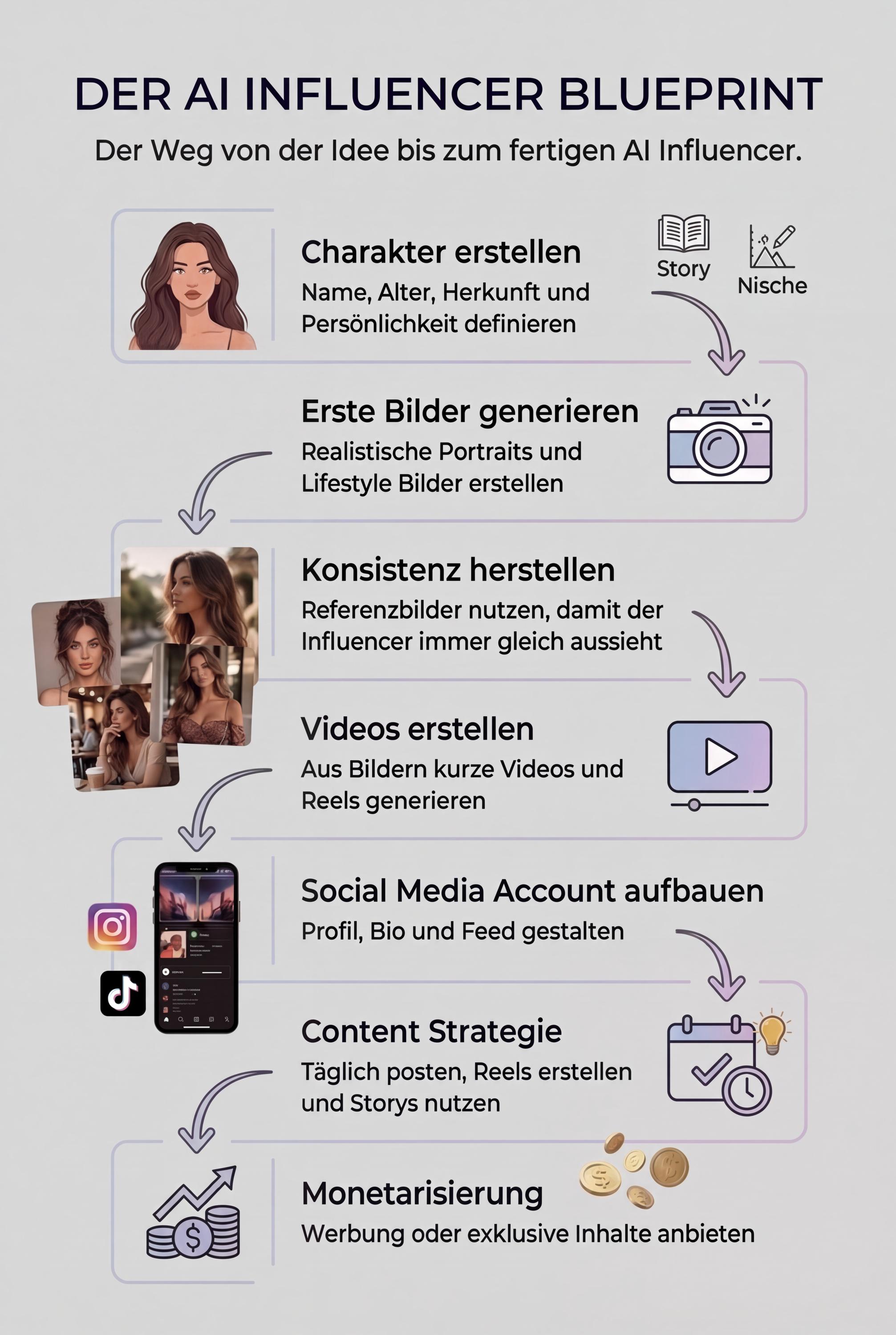 AI Influencer Blueprint – Create AI Influencers, AI Content Guide ...
