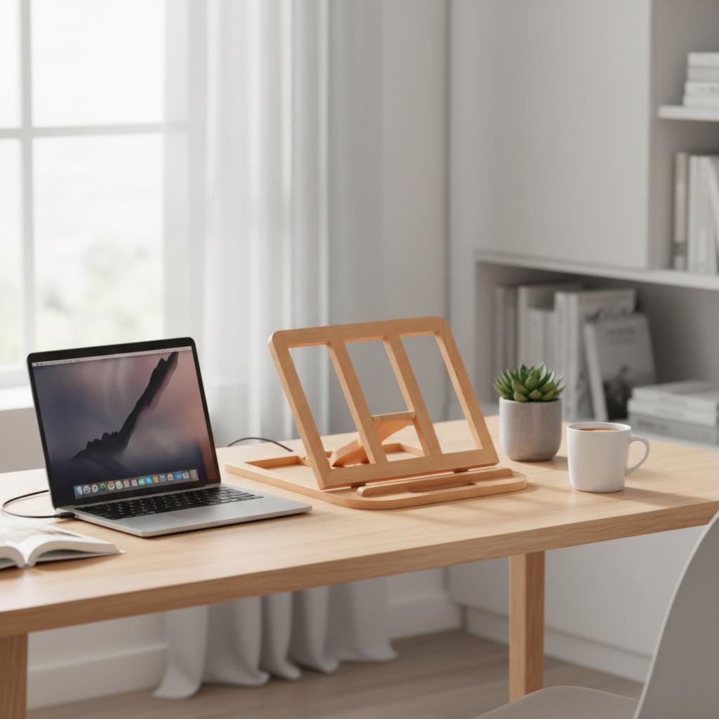 Custom Computer Stand Custom Laptop Stand Wood – Desk Riser & Cooling Holder for Office Setup ...